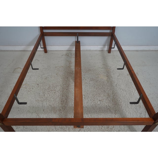 Eldred Wheeler Queen Size Cherry Poster Bed For Sale In Philadelphia - Image 6 of 15
