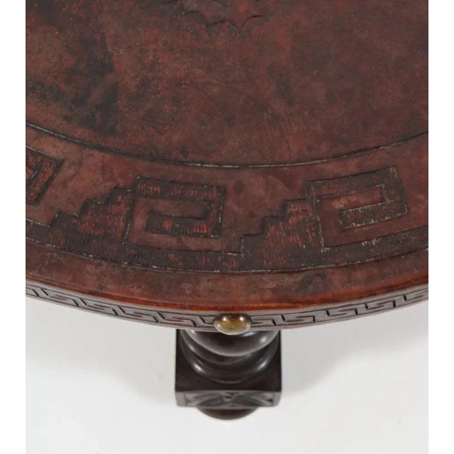 Wood Mid-Century Modern Walnut and Leather Coffee Table by Angel Pazmino for Muebles De Estilo, 1960s For Sale - Image 7 of 9