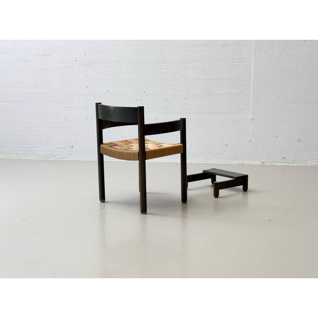 Mid-Century Modern Chair with Footrest by Robert Hausmann for Stein Am Rhein, 1960s, Set of 2 For Sale - Image 3 of 18