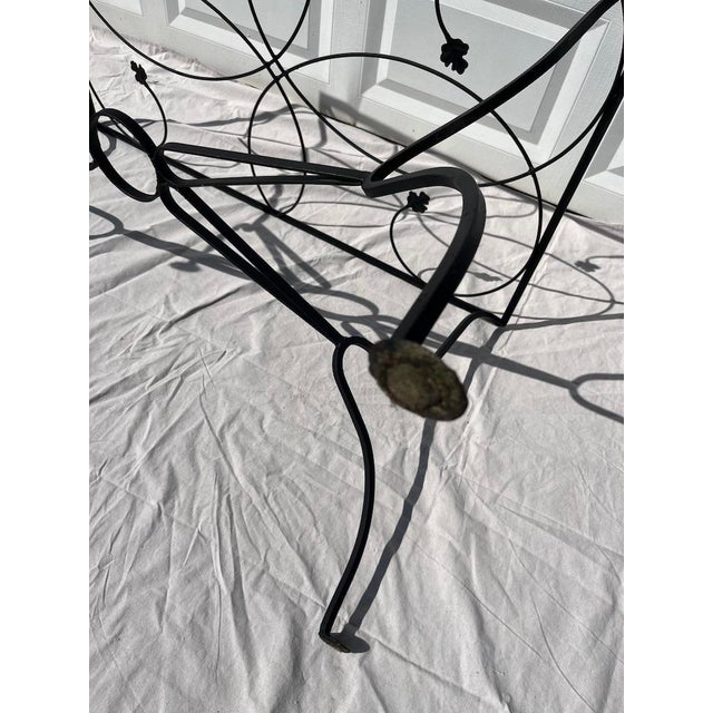 Vintage Salterini Style Petit Outdoor Dining Table For Sale - Image 9 of 9
