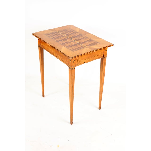 Mid 19th Century 19th Century Louis XVI Side Table in Cherry Wood, 1850 For Sale - Image 5 of 11