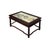 This exquisite desktop stand features a captivating piece of natural stone art set within a rich, dark-toned wooden frame....