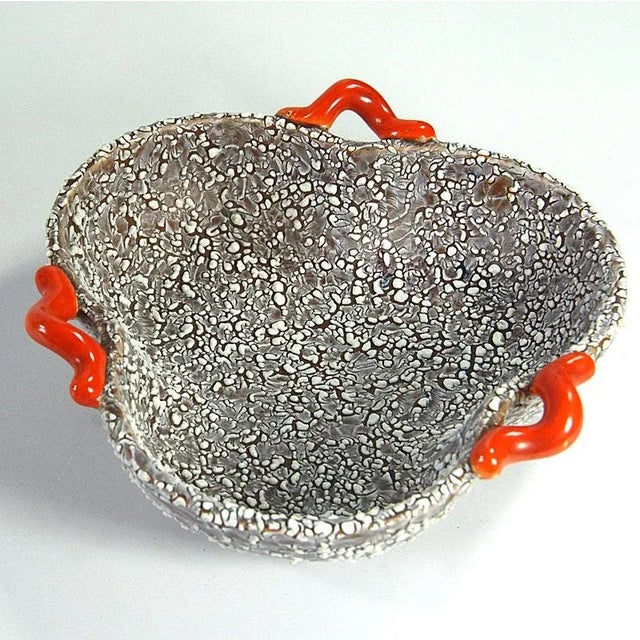Gray Small Italian Ceramic Dish, 1930s For Sale - Image 8 of 11