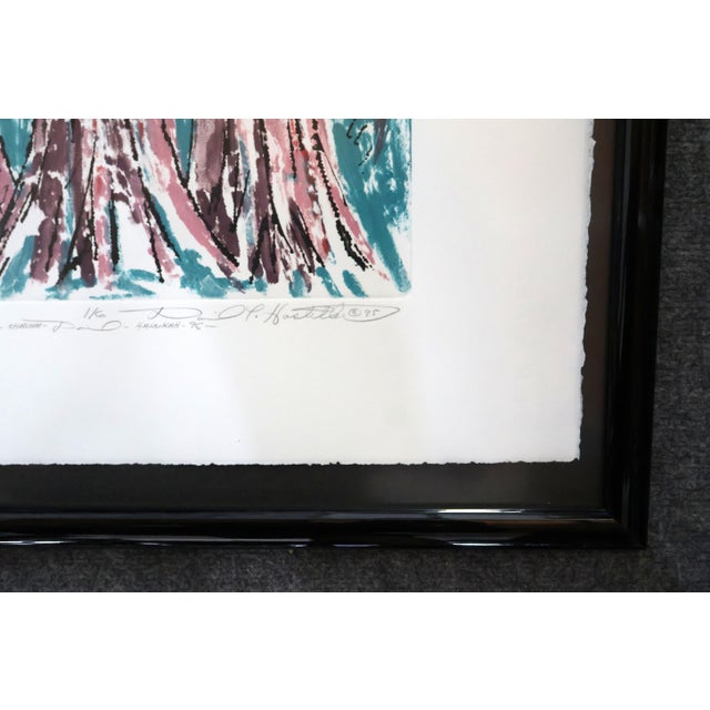 David Hostetler Signed & Numbered "Asherah Grove" Lithograph, 1995, Edition 1/6 For Sale - Image 10 of 10