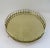 1960s Vintage C.1950's - C.1960's Mottahedeh Large Oversized Brass Faux Bamboo Style Oval-Shaped Serving Tray For Sale - Image 5 of 13