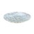 Vintage Italian gray veined marble alabaster footed compote tazza. low bowl Many times these were used to display...