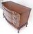 Baker Furniture Company Flame Mahogany Bow Front Claw Feet 3 Drawers Dresser Chippindale Style MINT For Sale - Image 4 of 18