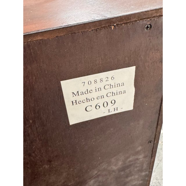 Wood Secretary Desk Chest, Vintage For Sale In San Francisco - Image 6 of 12