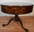 1900s Vanleigh Co. Ny English Chippendale Mahogany & Leather Top Round Center Table / Hall Table For Sale - Image 12 of 17