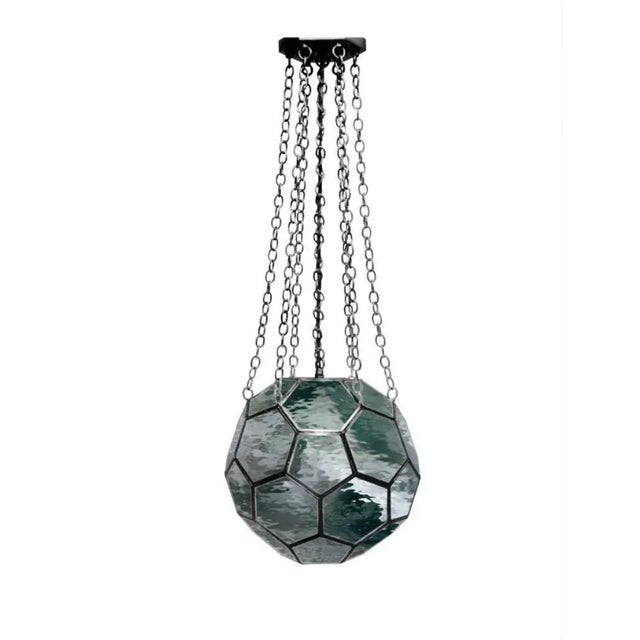 Contemporary Contemporary Marjorie Skouras 24" Honeycomb "North Sea" Lantern For Sale - Image 3 of 12