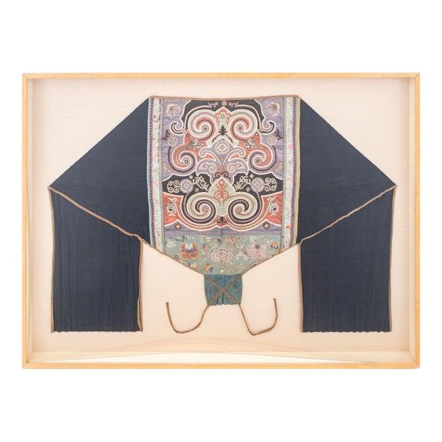 Chinese Tai Embroidered Cotton & Silk Baby Carrier For Sale