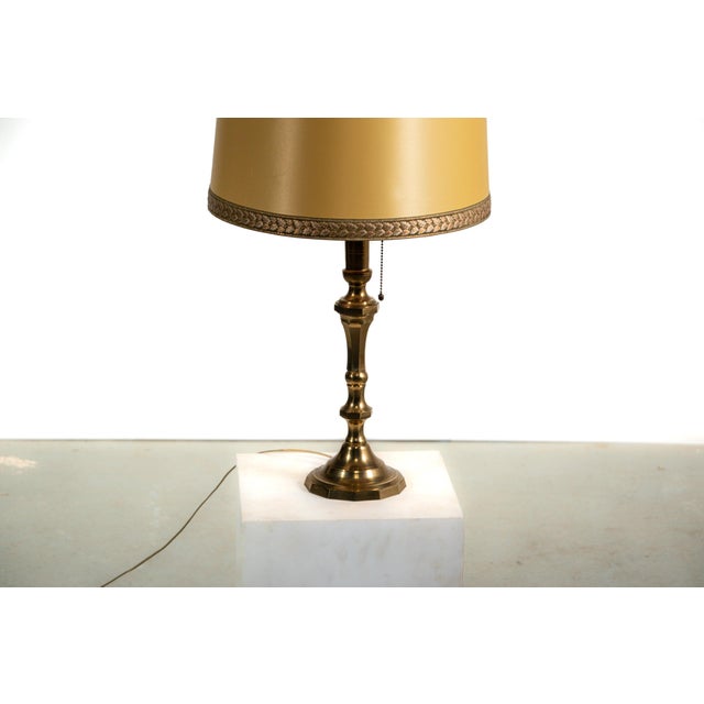 Mid-Century Modern Mid-Century Brass Table Lamp, 1970s For Sale - Image 3 of 8
