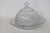 Art Deco Indiana Glass Round Covered Butter Star Band Dish Domed Lid Serving Bowl 4506b For Sale - Image 3 of 14