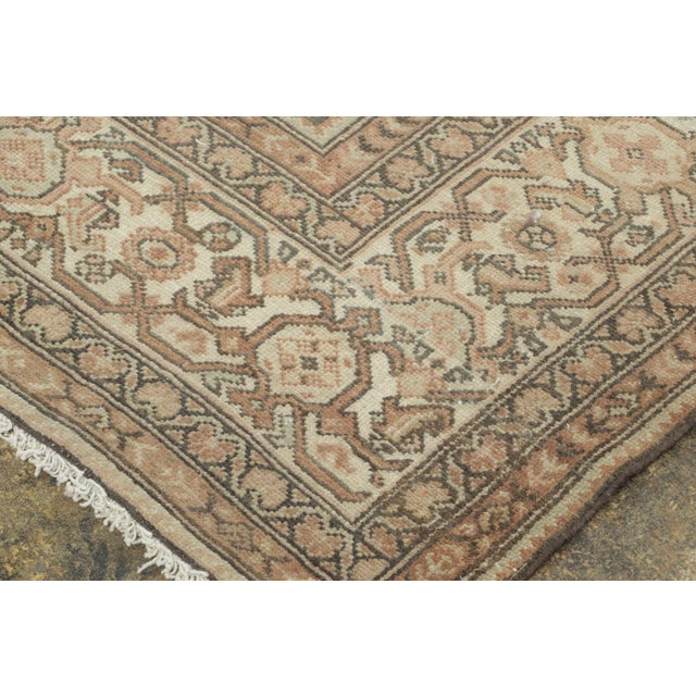 1900 - 1909 Antique Persian Malayer Rug With Ornate Colorful Floral Geometry - Rug & Kilim For Sale - Image 5 of 6