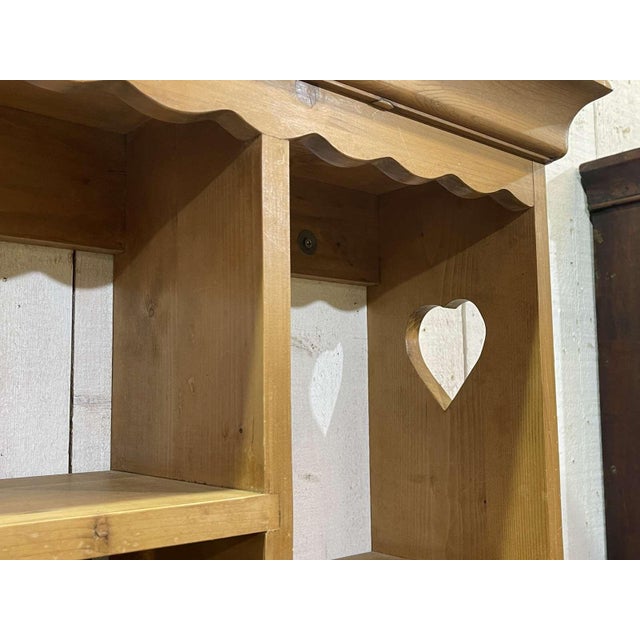 English Wall Shelf in Fir Wood, 1980s For Sale - Image 8 of 10