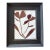 2026 Origjnal Abstract Botanical Painting in Red, Framed For Sale