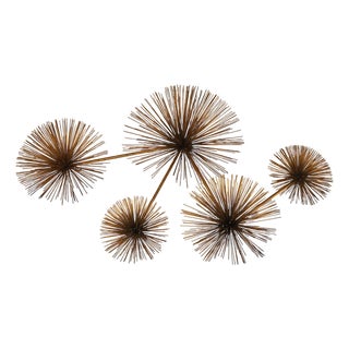 Curtis Jeré Mid Century Modern Urchin Wall Sculpture For Sale