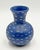 Emilia Castillo Emilia Castillo Cobalt Blue Porcelain & Pure Silver Fish Vase, Mexico 1997 For Sale - Image 4 of 11
