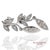 18K Solid White Gold Natural Diamond Leaf Drop Earrings Metal Type: 18K Solid White Gold Total Item Weight: 2.7 Grams...