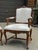 Newly Upholstered Vintage Louis XV French Arm Chairs - A Pair For Sale - Image 10 of 13