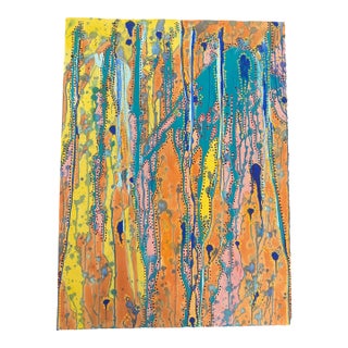 Contemporary Acrylic Abstract Painting by Jillian DiMarco For Sale