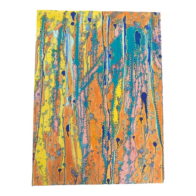 Contemporary Acrylic Abstract Painting by Jillian DiMarco For Sale