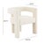 Not Yet Made - Made To Order Sloane Cream Velvet Chair For Sale - Image 5 of 7