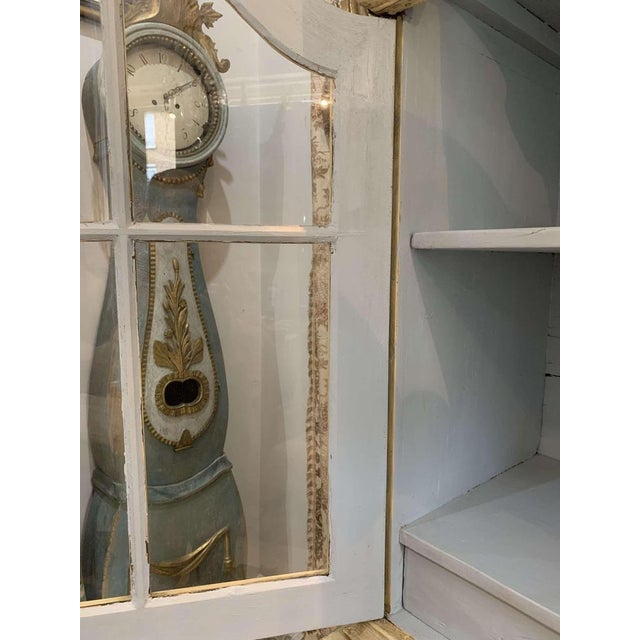 Antique Swedish Domed-Top Glazed Cabinet, 1700s For Sale - Image 15 of 18