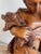 Wood French Walnut Carved Figuritive Sculpture of Boy & Girl For Sale - Image 7 of 9