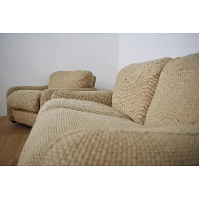 Sofas and Armchair in Wool from Busnelli, 1970s, Set of 3 For Sale - Image 13 of 18