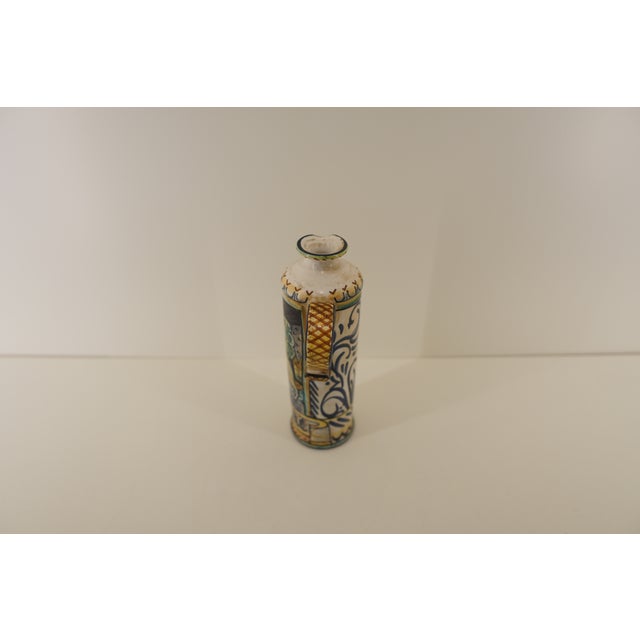 Hand-Painted Castelli Majolica Ewer For Sale - Image 13 of 15