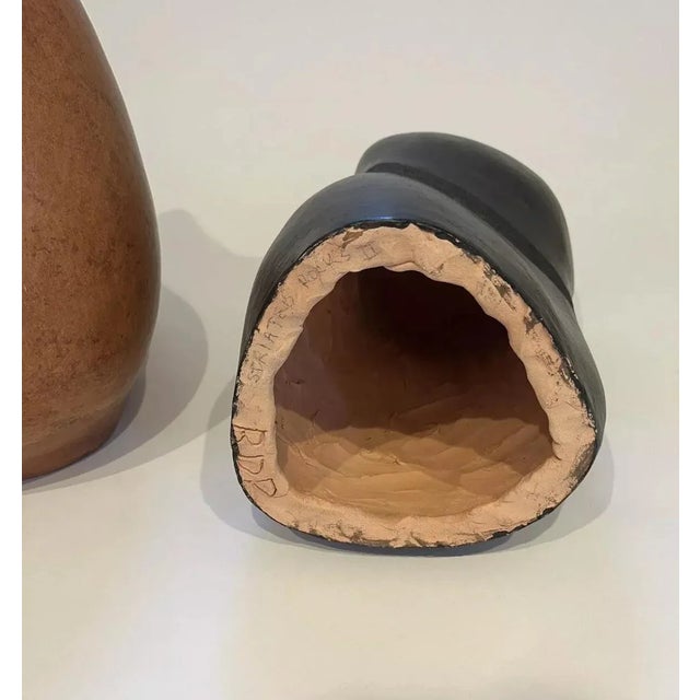 Sculpture Materials Biomorphic Sculpture “Arches/Rocks” in the Manner of Henry Moore by Ruth Pumphrey - Set of 2 For Sale - Image 7 of 10