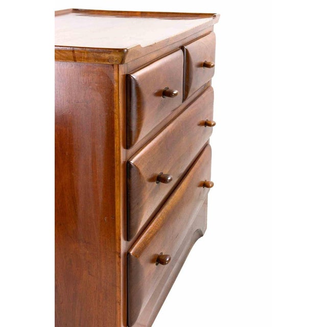 Stettin School Chest of Drawers in Walnut Wood, Italy, 1950s For Sale - Image 9 of 12