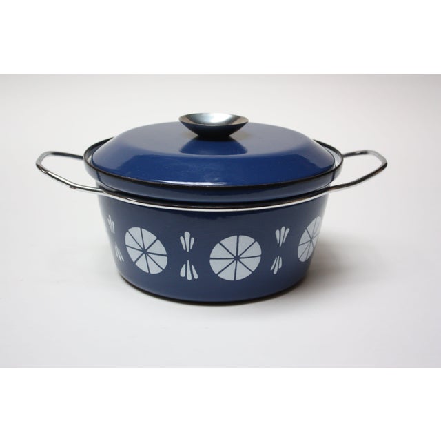 Cathrineholm 'Viking' Dutch Oven in Navy Blue Enamel Chairish
