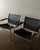 Metal Vintage Bauhaus Klinte Lounge Chairs in Chrome and Leather by Tord Björklund for Ikea, 1980s, Set of 2 For Sale - Image 7 of 18