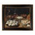 Beaux-Arts “Dishes with Oysters, Fruit and Wine" After Osias Beert the Elder Contemporary Reproduction Print on Canvas, Framed, 16 x 20 For Sale - Image 3 of 3