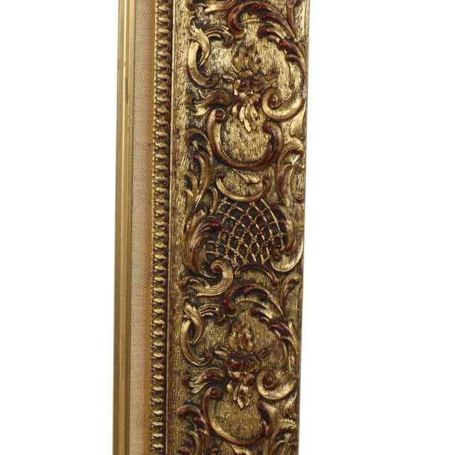 Vintage Frame with Rococo Style Floral Motifs For Sale - Image 11 of 17