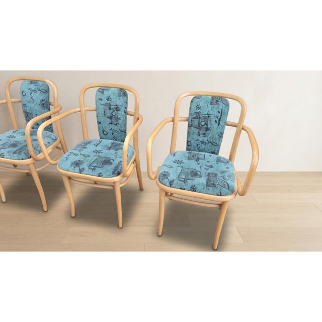 Vintage Armchairs by Josef Hoffmann for Ton, 1920s, Set of 6 For Sale - Image 6 of 9