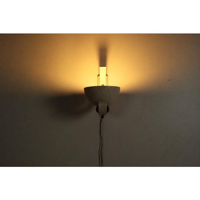Mid-Century French Sculptural Wall Uplighters, 1950, Set of 2 For Sale - Image 10 of 16