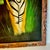 Wood 1950s Vintage Boho Chic Mexican Safari Bengal Tiger Painting For Sale - Image 7 of 11