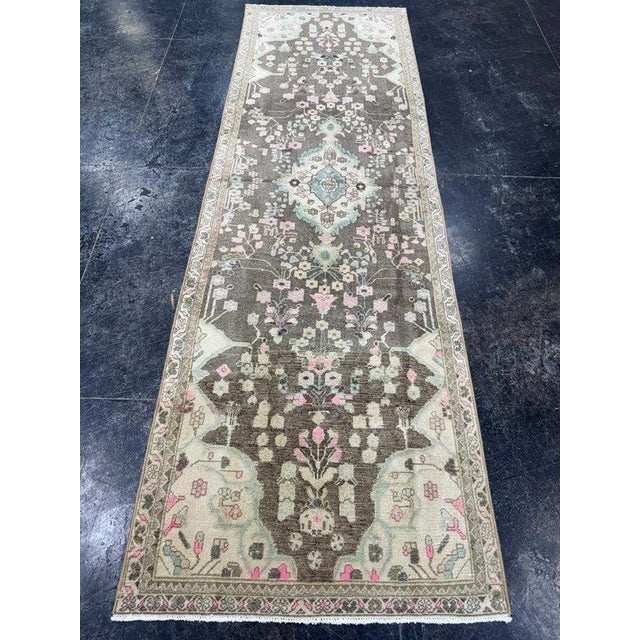 Textile Turkish Vintage Rug 2'9" x 8'10" For Sale - Image 7 of 7
