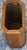 Mid-Century Modern Vintage Oak and Woven Sisal Octagonal Wastebasket/Trashcan For Sale - Image 3 of 4