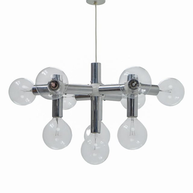 Atomic Ceiling Lamp by Haussmann for Swisslamps International, 1960s For Sale - Image 13 of 13
