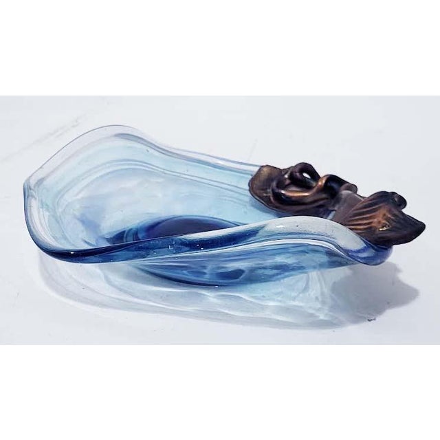 A stunning example of late 20th-century Romanian studio art glass by the acclaimed master glassblower Filip Ravert. This...