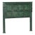 Queen Headboard Constructed From an Antique Indian Painted Teakwood and Iron Door and Pillars For Sale