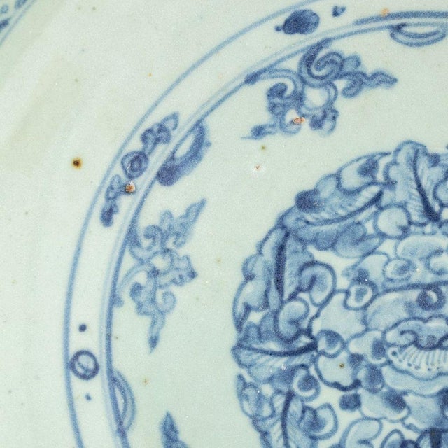 Chinese Chinese Blue & White Swatow Ware Bowl, 17th C. For Sale - Image 3 of 6