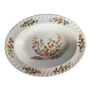 Aynsley "Cottage Garden" Oval Vegetable Bowl For Sale