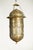 Indian Pierced Brass Hanging Decorative Lantern with Moorish Arch Motifs For Sale - Image 18 of 18