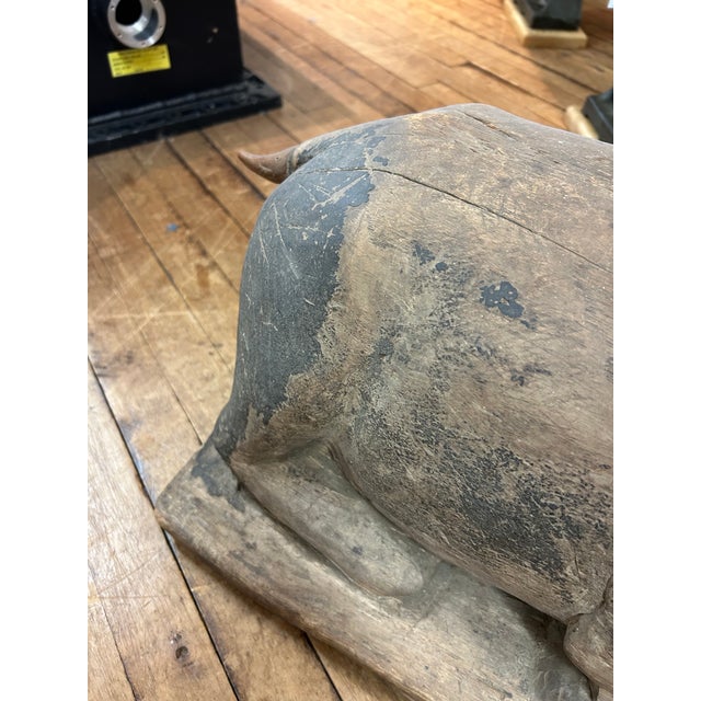 Antique Primitive Thai Ram Sculpture For Sale In Philadelphia - Image 6 of 18