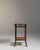 Early 20th Century France Weathered Honey Oak Caned Oak Side Table For Sale - Image 4 of 11